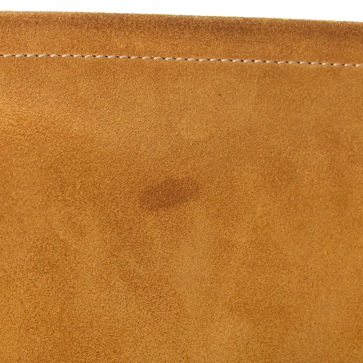 Suede Calfskin Medium Faye Shoulder Bag Mustard Brown