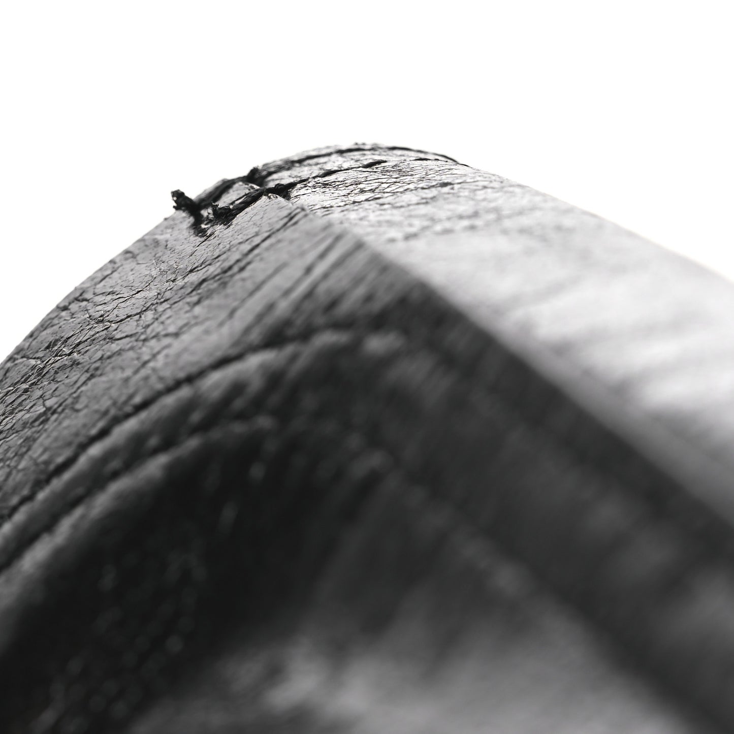 Crinkled Lambskin 135mm Saddle Belt S/M Black