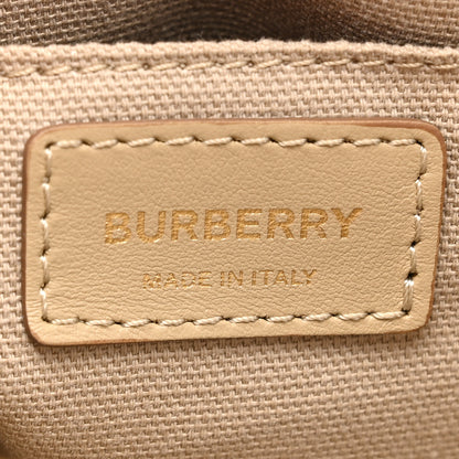 Burberry Calfskin Embossed Monogram Camera Chain Bag Honey 6 of 13