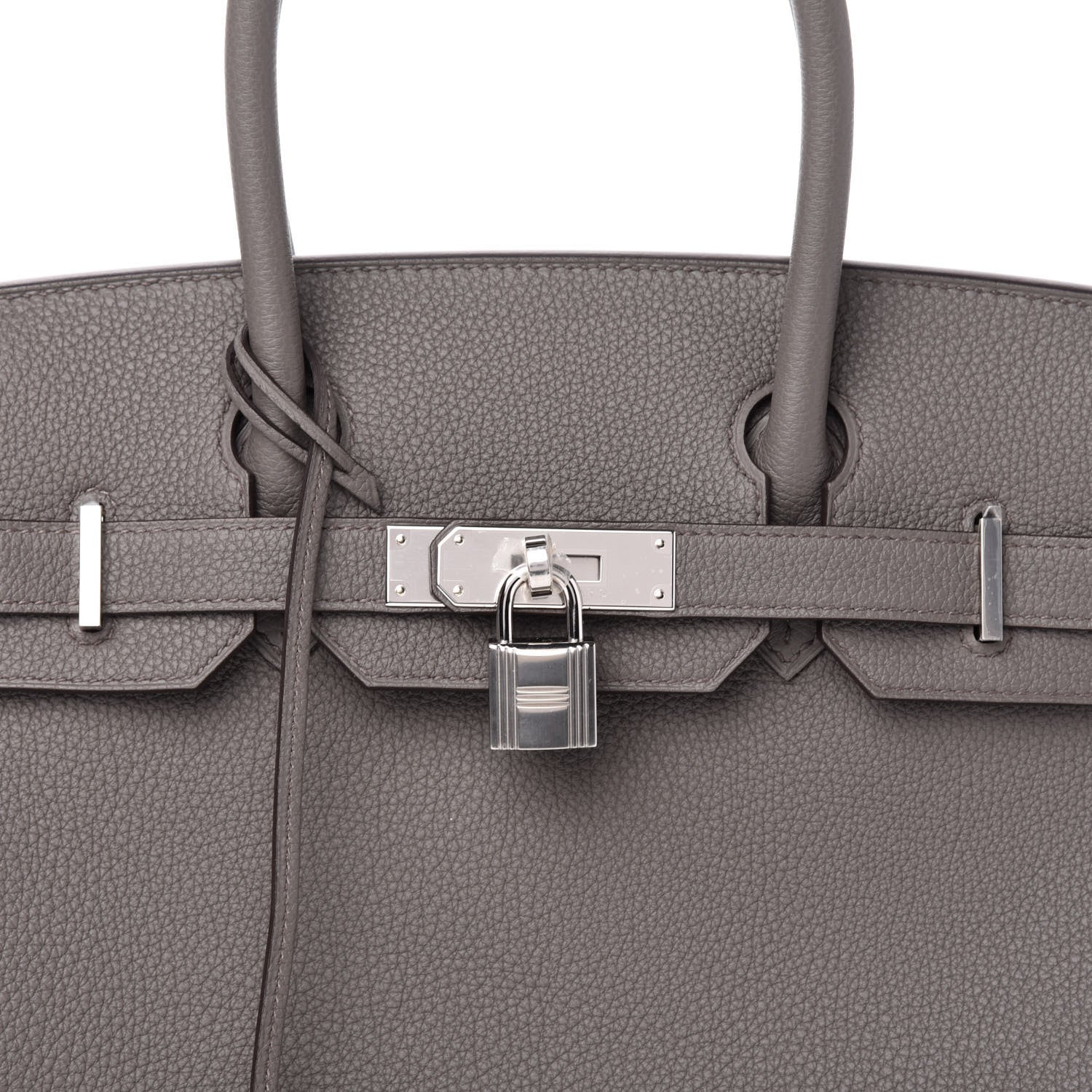Hermes Togo Birkin 30 Etain 10 of 11