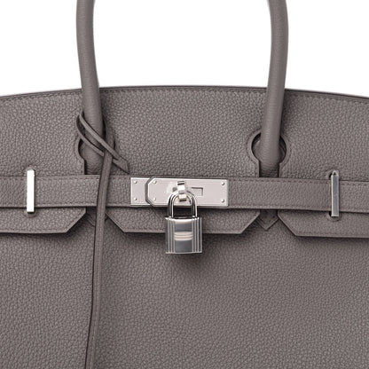 Hermes Togo Birkin 30 Etain 10 of 11