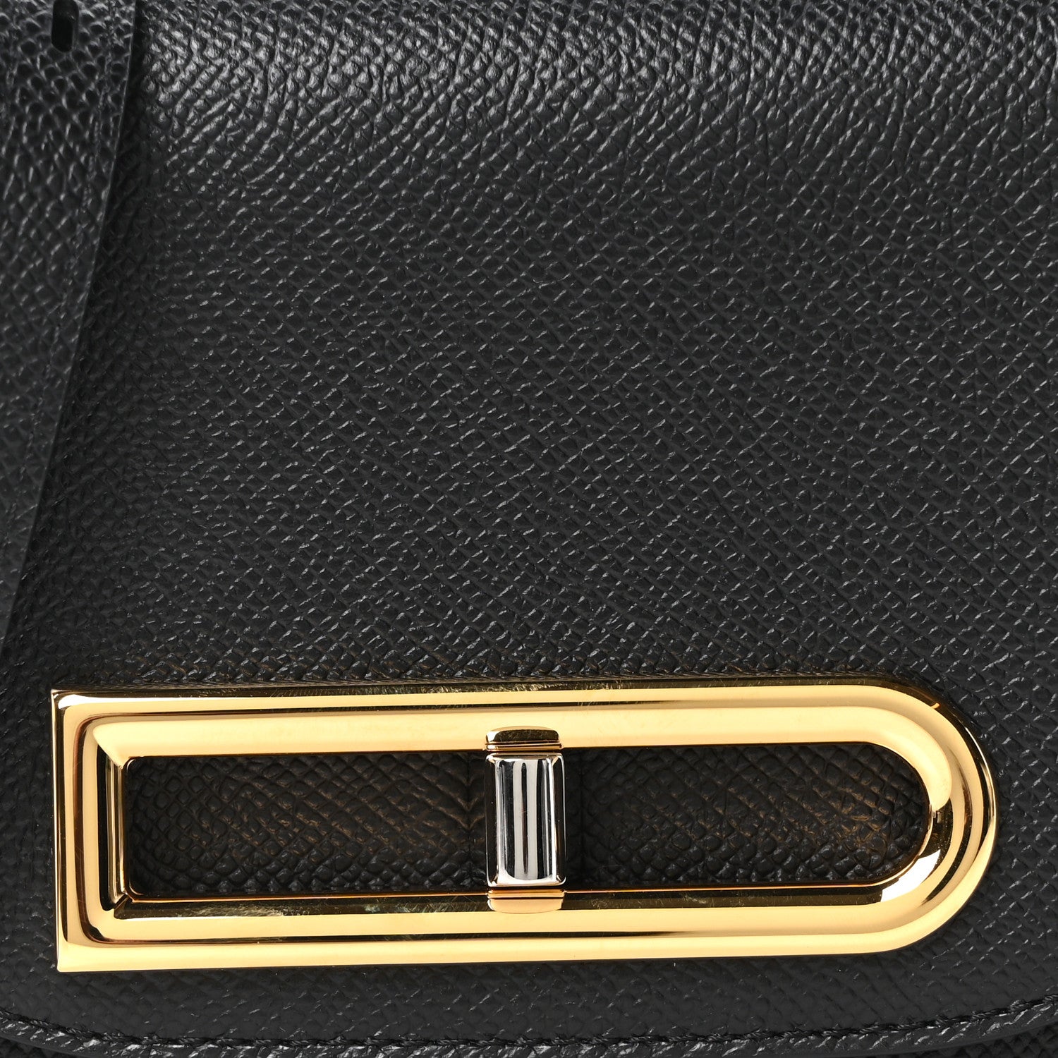 Delvaux Alpina Calfskin Toy Lingot Crossbody Black 8 of 11