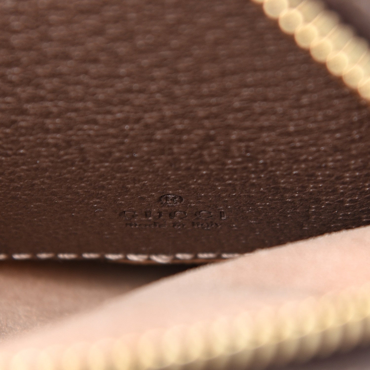 Gucci GG Supreme Monogram Web Mini Ophidia Double Zip Crossbody Bag Brown 6 of 10