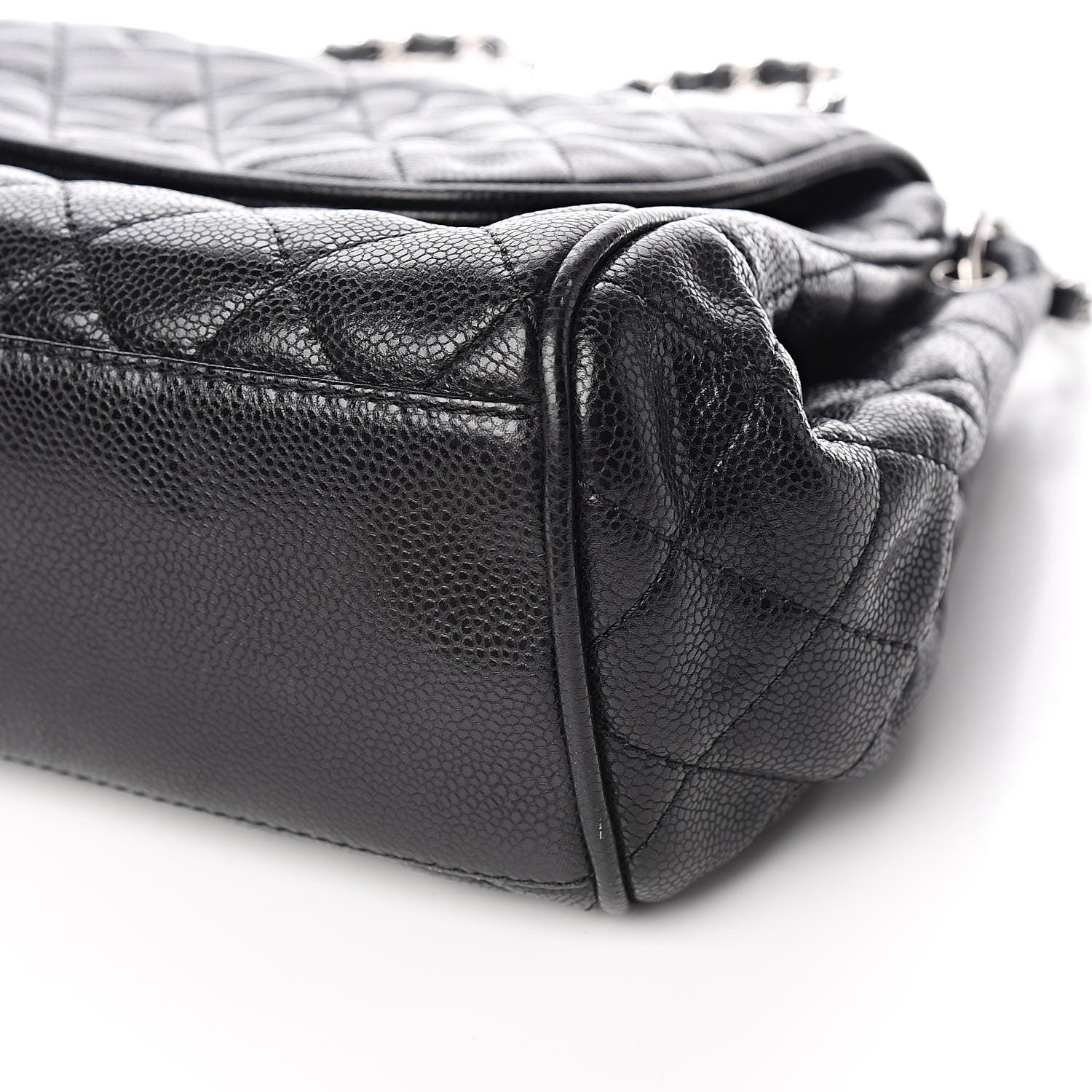 Chanel Caviar Quilted Timeless Accordion Flap Black 9 of 14