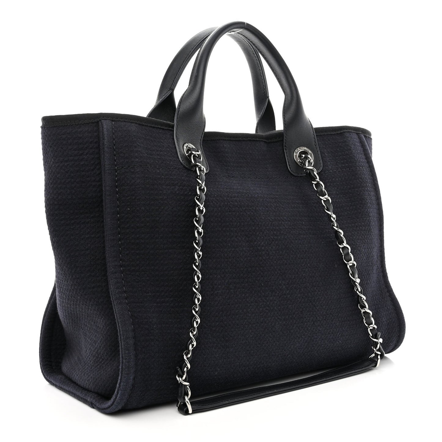 Mixed Fibers Small Deauville Tote Black