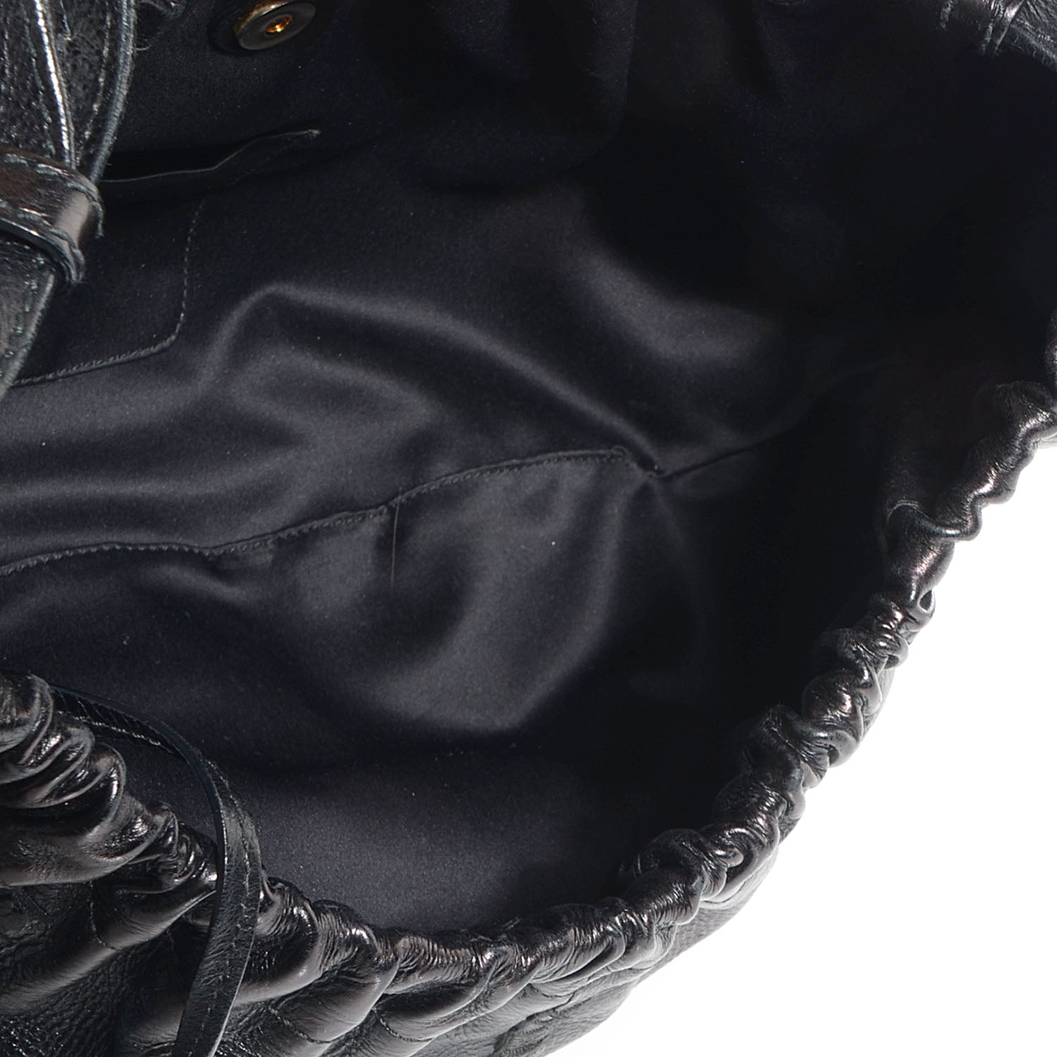 Saint Laurent Calfskin Vincennes Mombasa Hobo Black 5 of 7