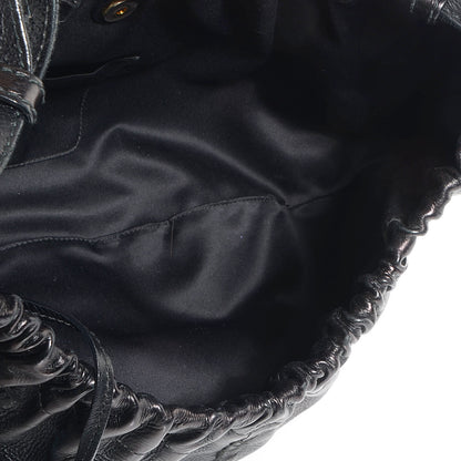 Saint Laurent Calfskin Vincennes Mombasa Hobo Black 5 of 7
