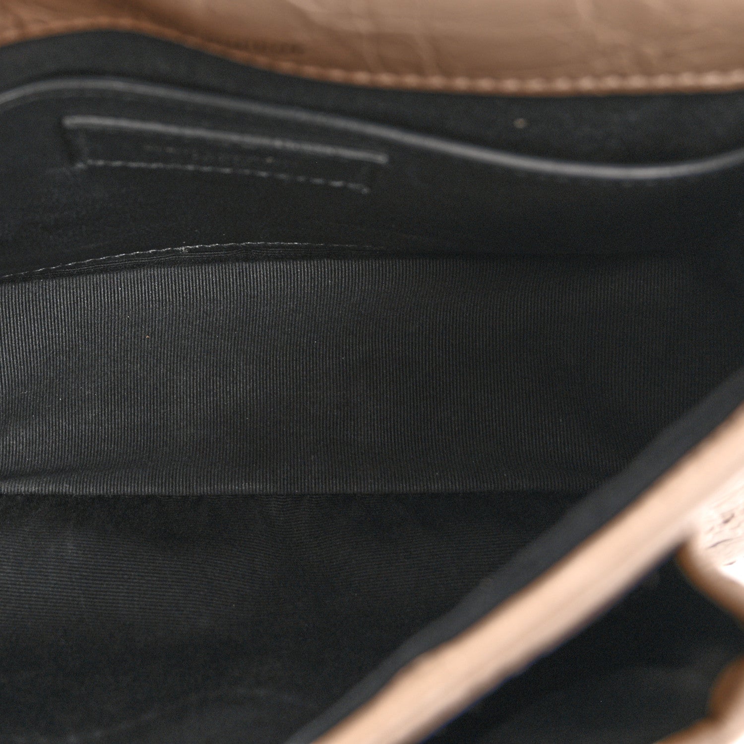 Saint Laurent Crinkled Calfskin Matelasse Monogram Baby Niki Chain Satchel Light Taupe 5 of 13