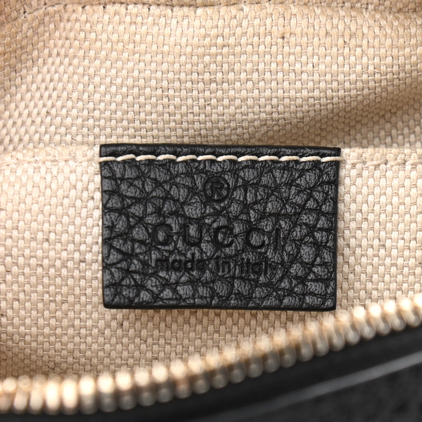 Pebbled Calfskin Small Soho Disco Bag Black