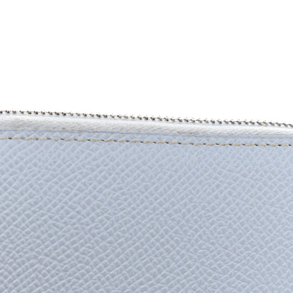 Hermes Epsom Silk'in Compact Wallet Bleu Brume 8 of 9