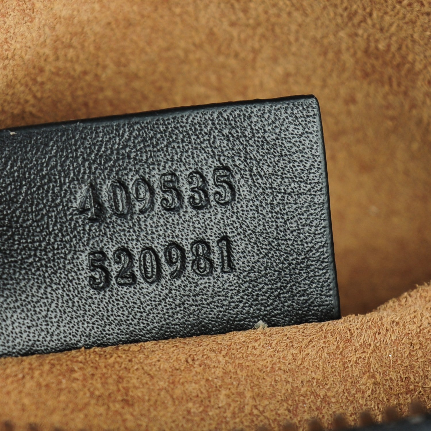 Gucci GG Supreme Monogram Arabesque Mini Chain Shoulder Bag Beige Black 7 of 7