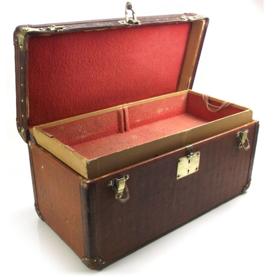 Antique Shoe Trunk - Canvas Cover