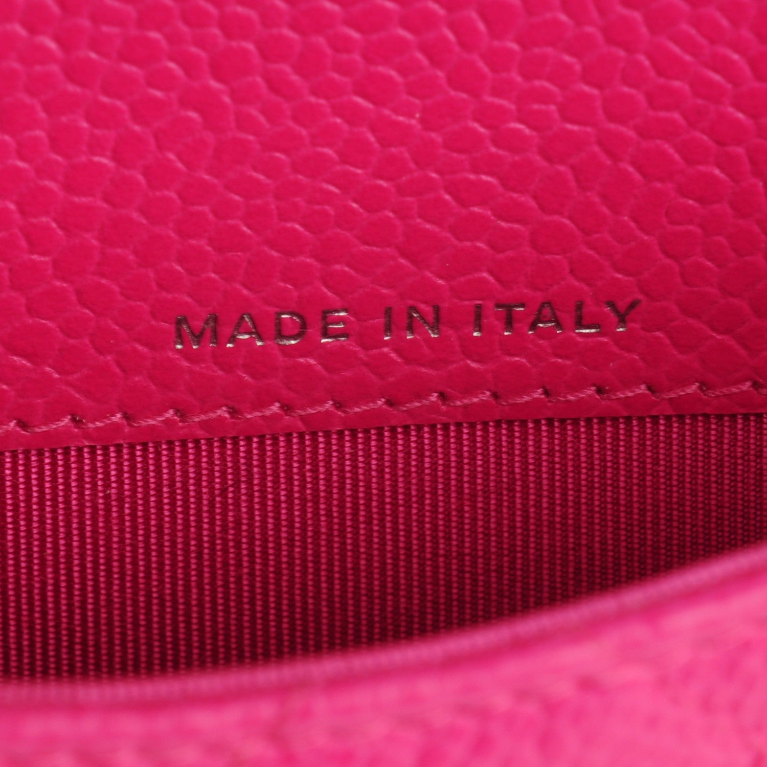 Chanel Caviar Quilted Small Flap Wallet Dark Pink 6 of 8