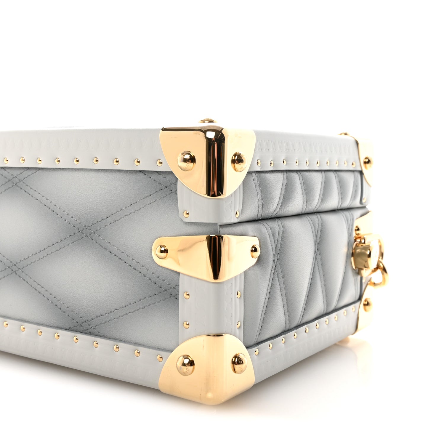 Lambskin Malletage Petite Valise Palazzo Ecume
