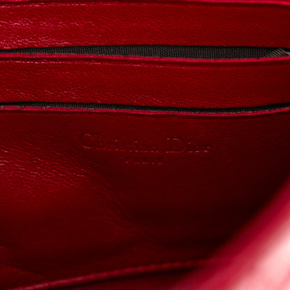 Christian Dior Patent Cannage Miss Dior Promenade Pouch Red 6 of 15