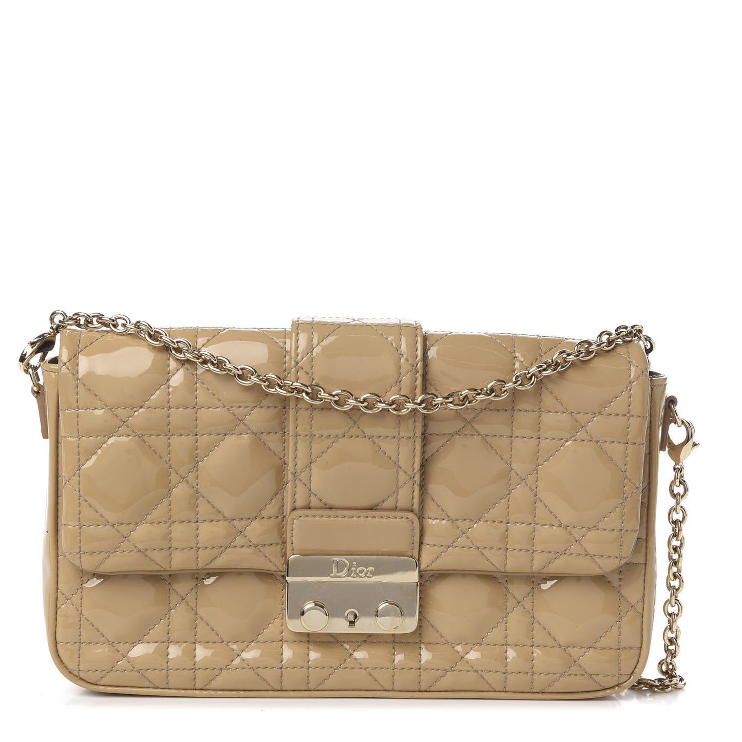 Patent Cannage New Lock Pouch Beige