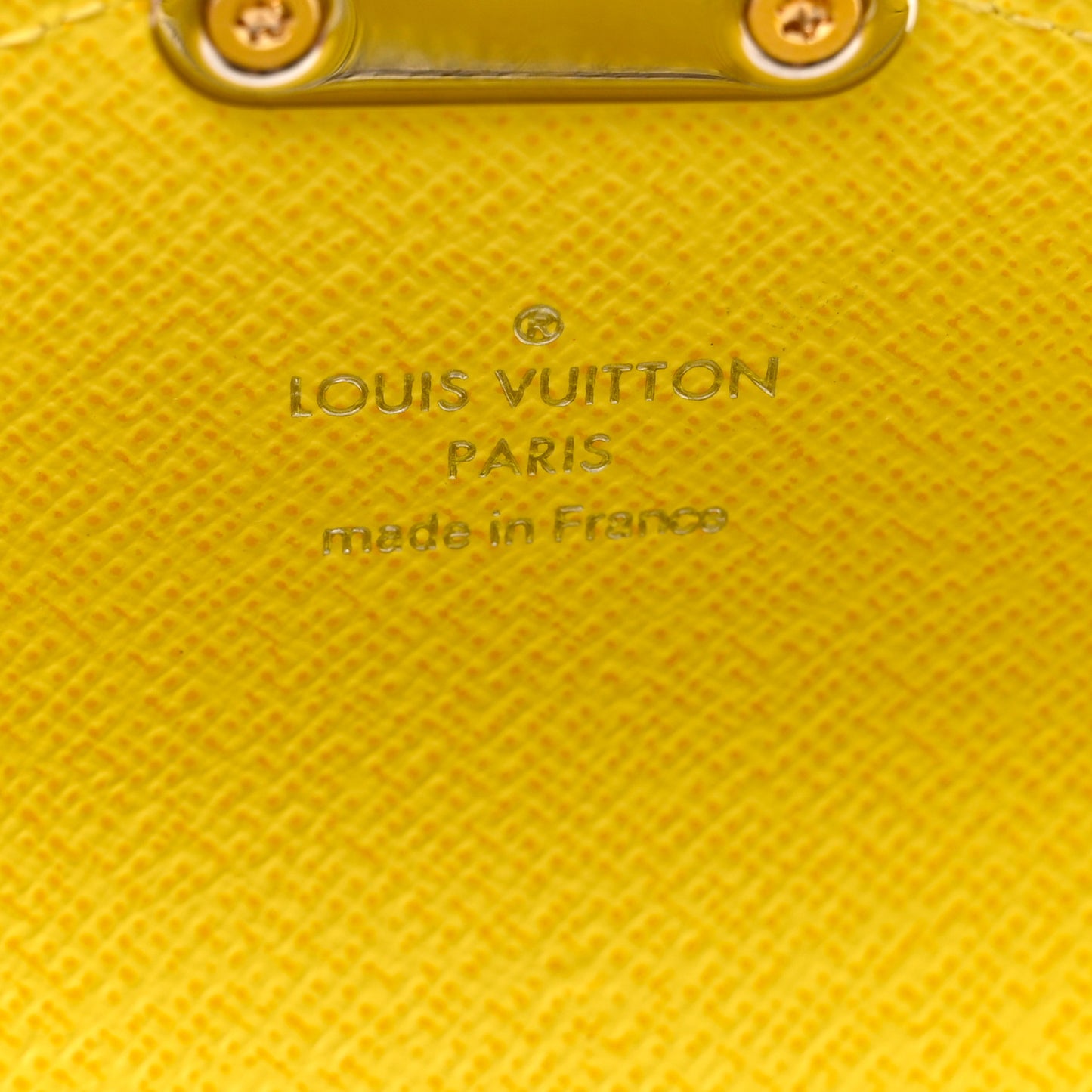 Monogram Tribal Mask Sarah Wallet Yellow