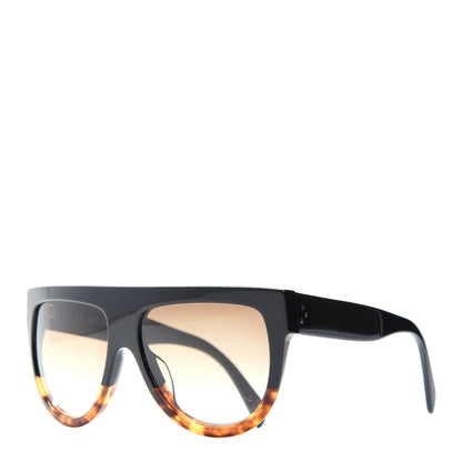 Celine Shadow Sunglasses CL 41026/S Black Havana 1 of 6