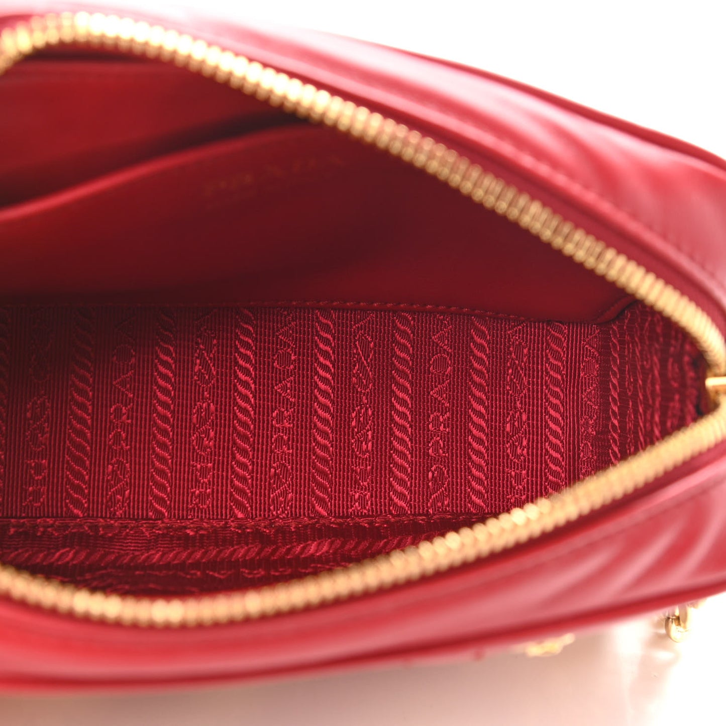 Soft Calfskin Floral Diagramme Bag Fuoco