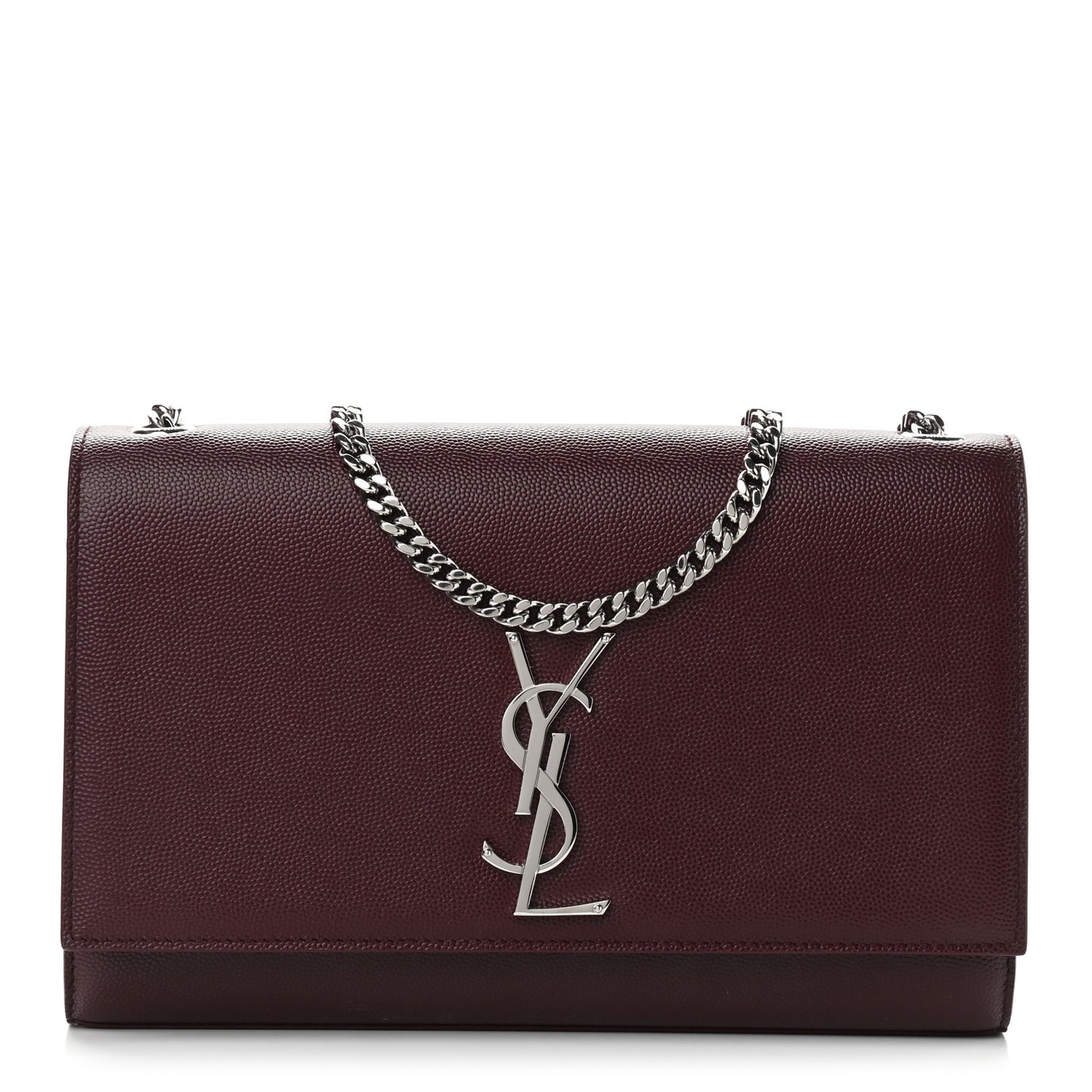 Grain De Poudre Medium Classic Monogram Kate Satchel Amaranto