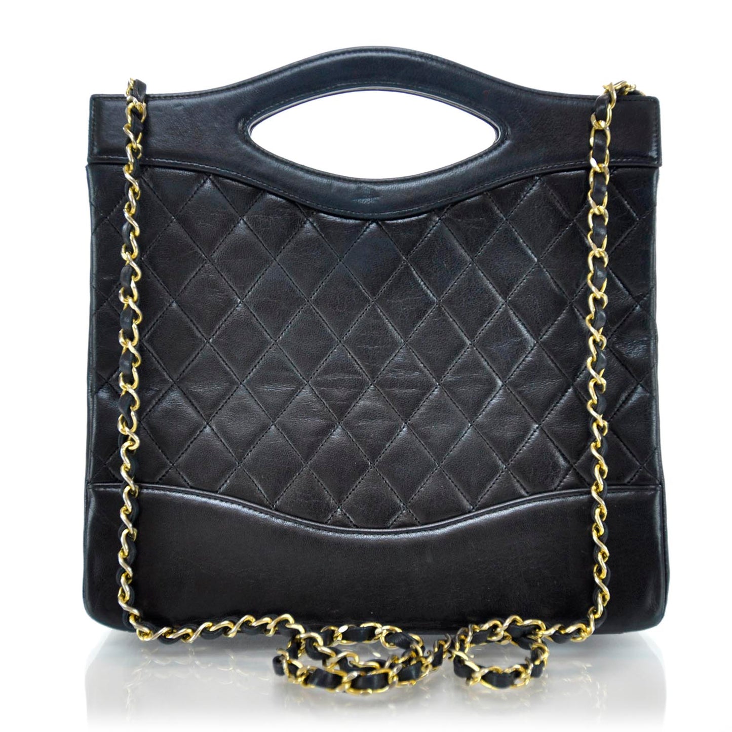 Lambskin Tote Black