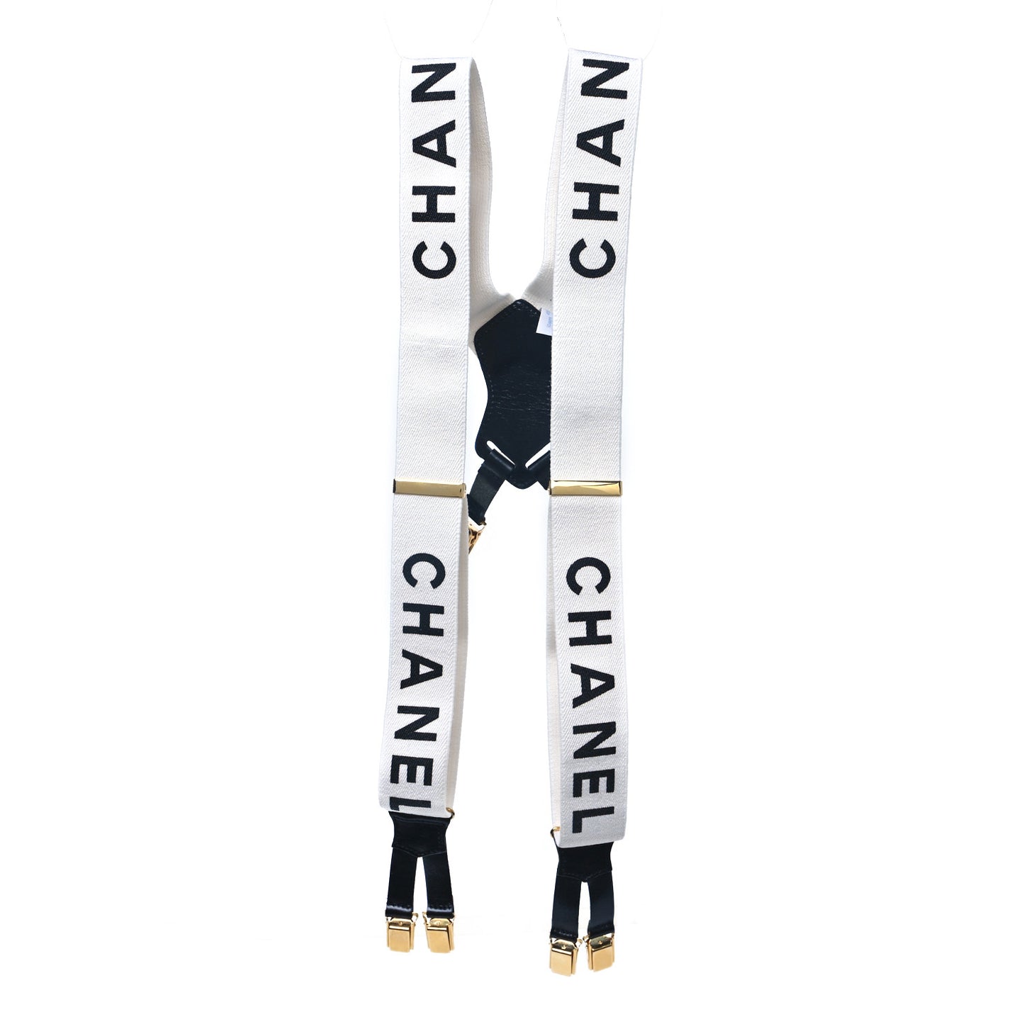 Logo Suspenders White