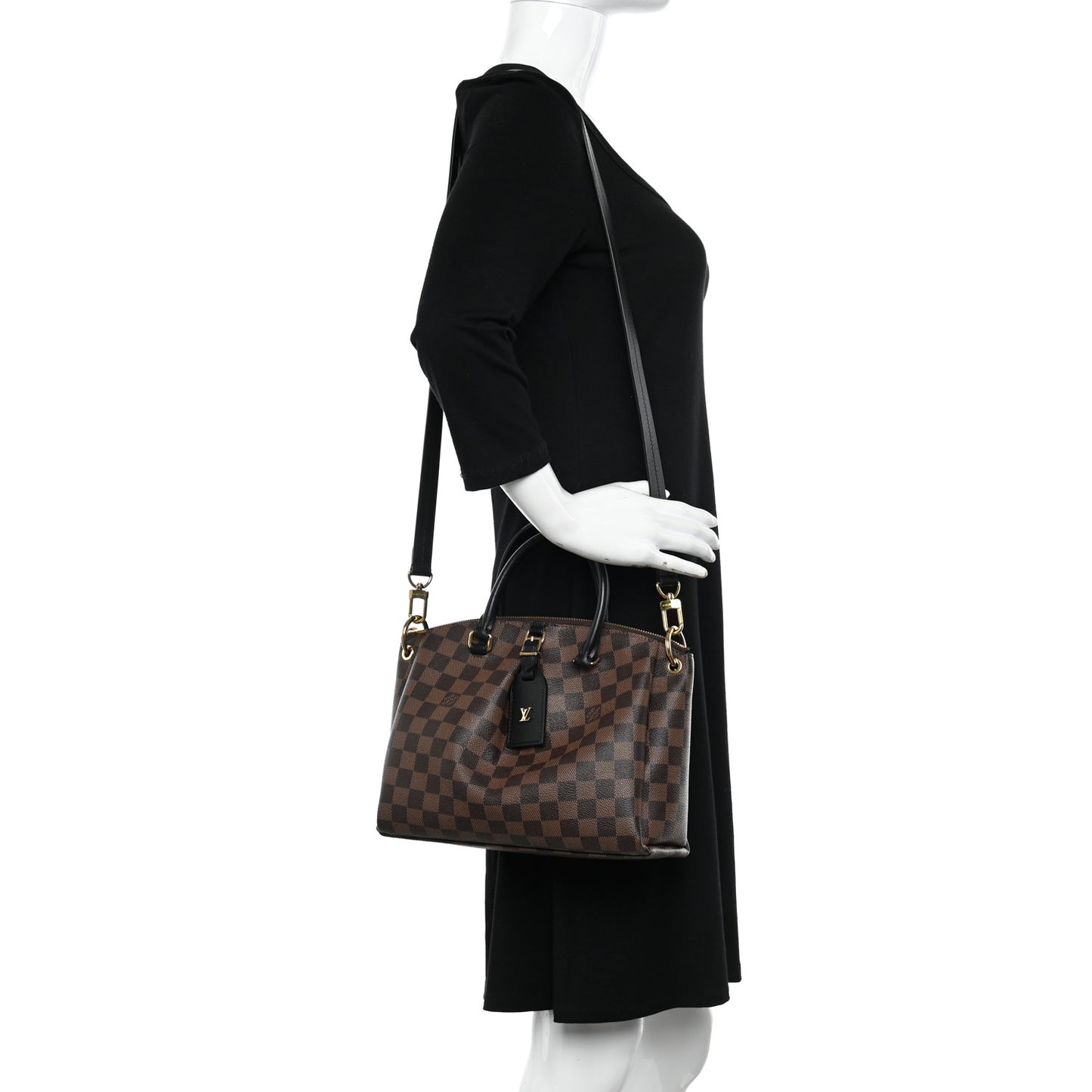 Damier Ebene Odeon Tote PM Black
