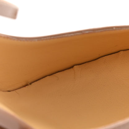 Christian Louboutin Patent After Sun Round Chick Alta Platform Peep Toe 120 Pumps 40.5 Nude 10 of 12