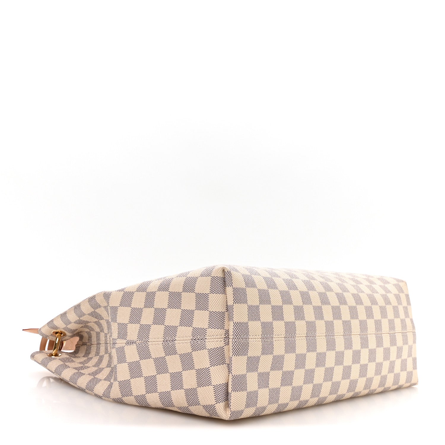 Louis Vuitton Damier Azur Graceful MM Rose Ballerine 3 of 8