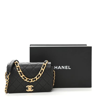 Chanel Caviar Quilted Small Fashion Therapy Flap Bag Black 11 of 11