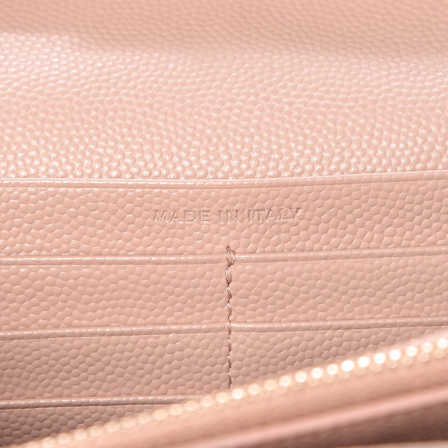 Grain De Poudre Matelasse Chevron Monogram Chain Wallet Rose Antic