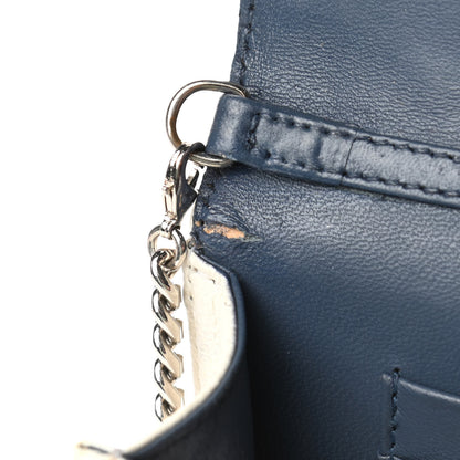 Christian Dior Grained Calfskin Diorama Wallet on Chain Pouch 5 of 5
