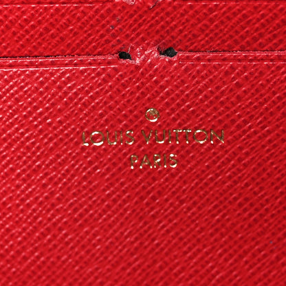 Louis Vuitton Damier Ebene Clemence Wallet Cherry 7 of 8