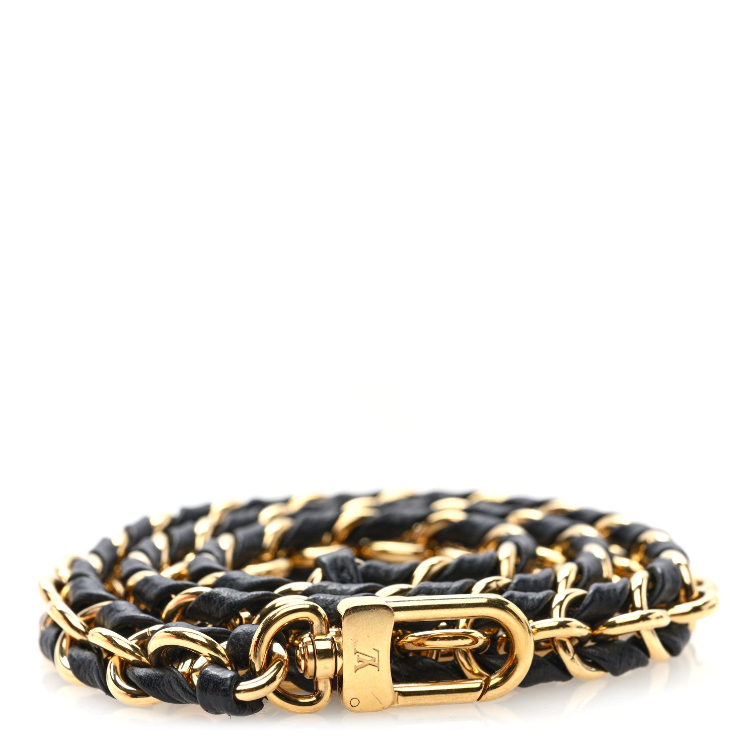 Louis Vuitton Calfskin Multi Pochette Chain Shoulder Strap Black Gold 1 of 3