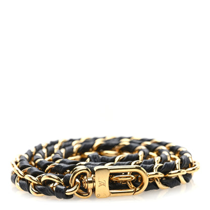 Louis Vuitton Calfskin Multi Pochette Chain Shoulder Strap Black Gold 1 of 3