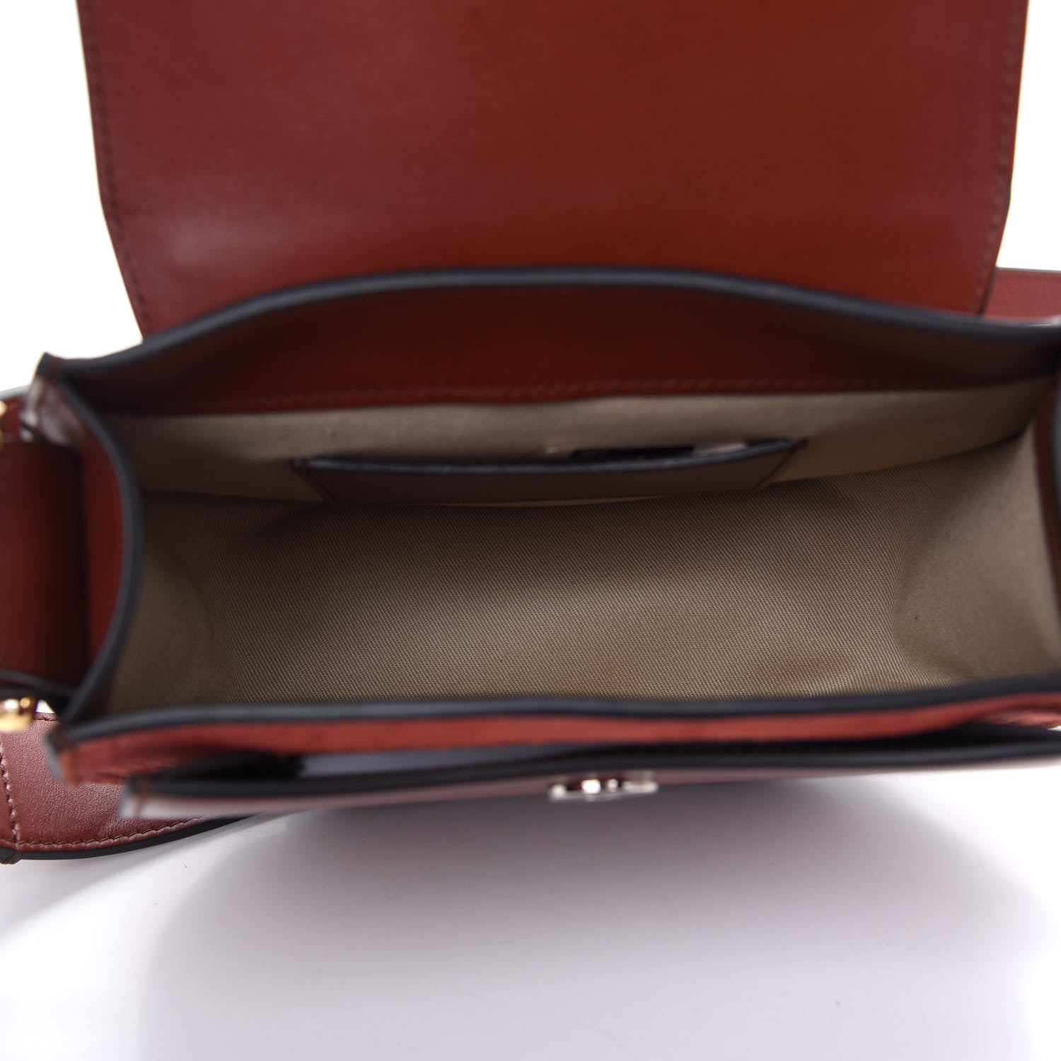 Chloe Calfskin Small Tess Bag Sepia Brown 7 of 8
