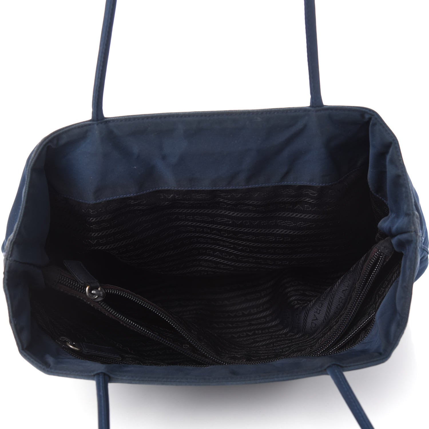 Prada Tessuto Nylon Tote Baltico 5 of 10