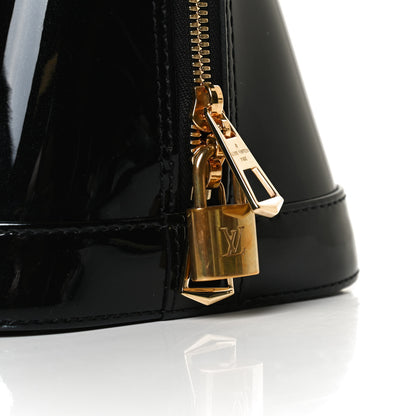Louis Vuitton Patent Monogram Alma PM Black 8 of 12