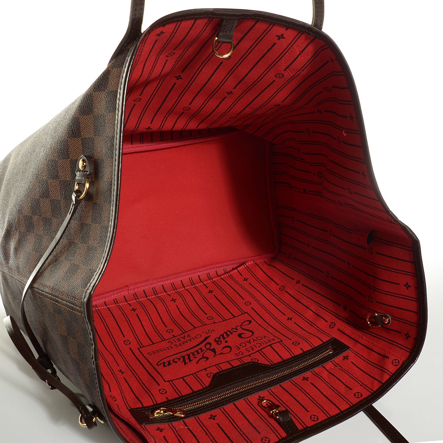 Louis Vuitton Damier Ebene Neverfull GM 5 of 8