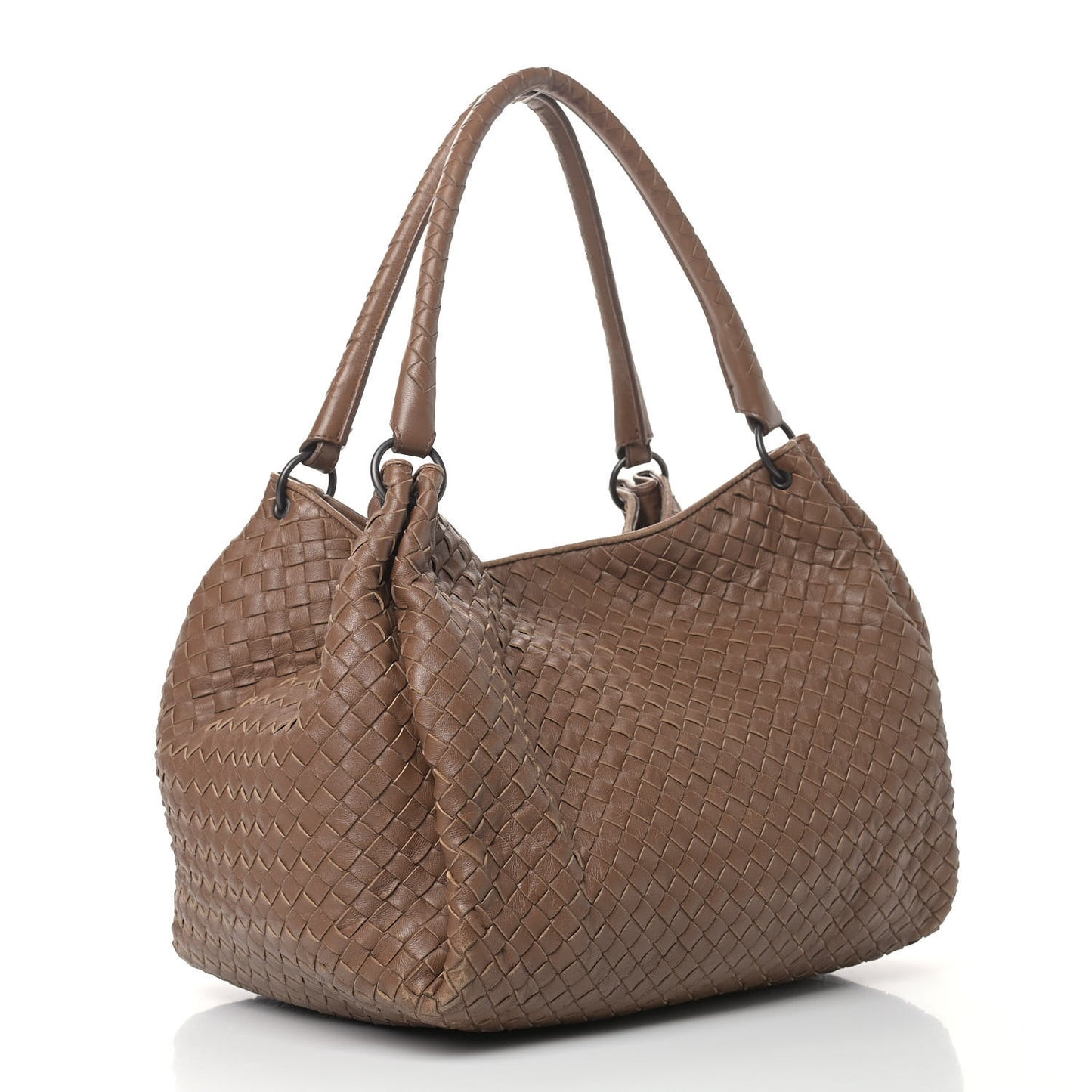 Nappa Intrecciato Parachute Bag Maple