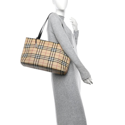 Burberry Vintage Check Tote Black 2 of 14