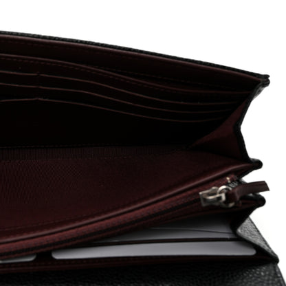 Chanel Caviar Quilted Large Gusset Flap Wallet Black 5 of 9