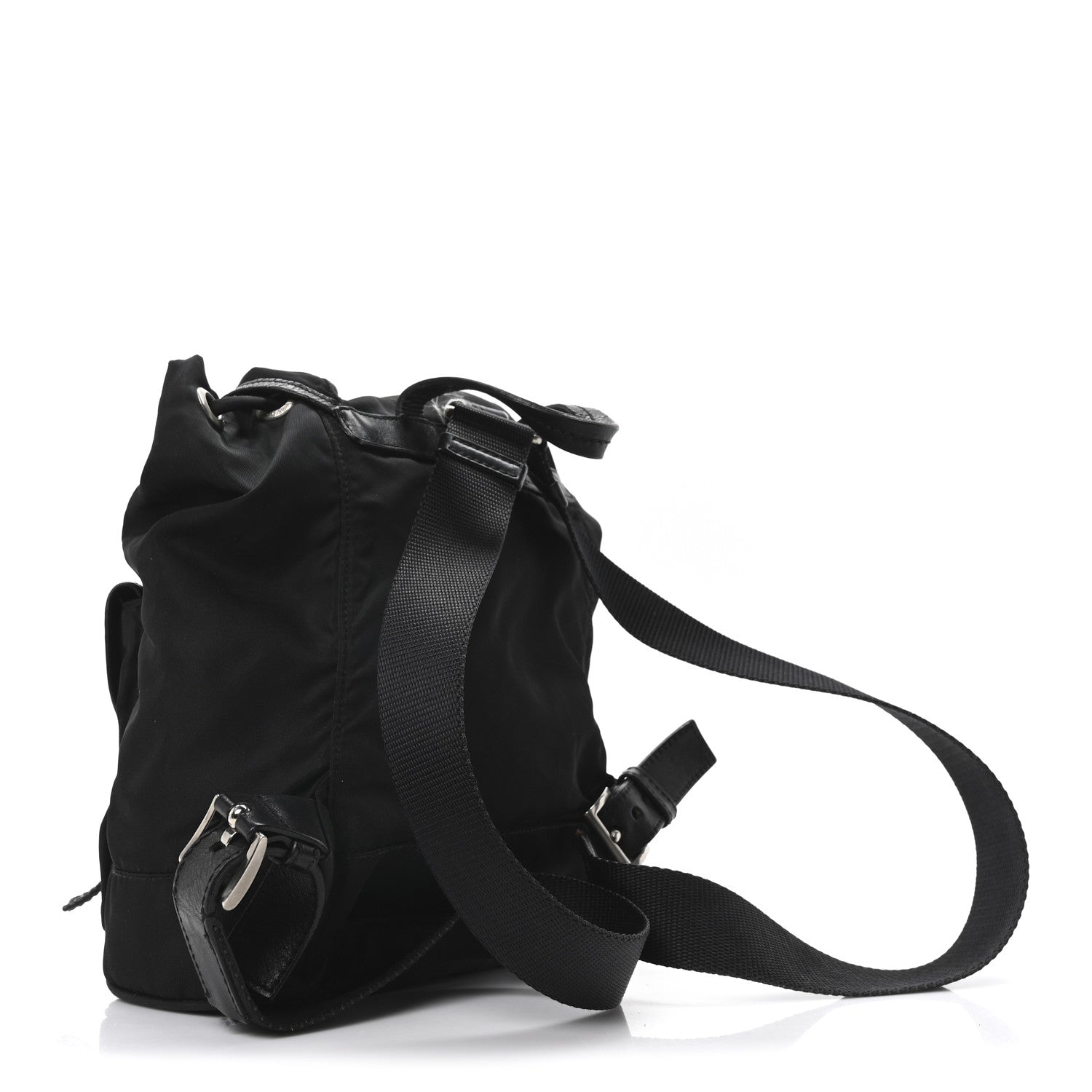 PRADA TESSUTO VELAナイロン リュック Vela tessuto backpack in black nylon and leather – SEPT