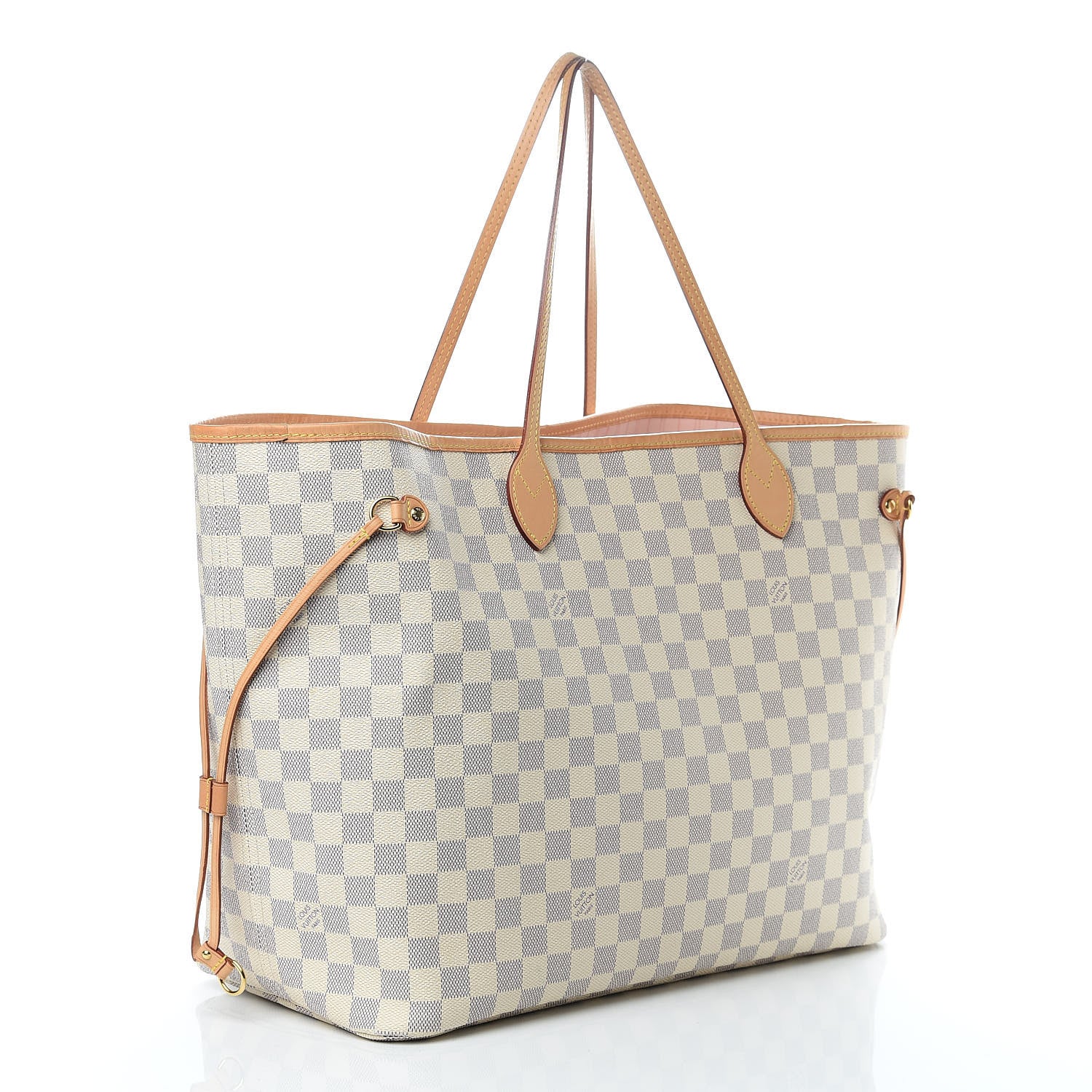 Louis Vuitton Damier Azur Neo Neverfull GM Rose Ballerine 4 of 14