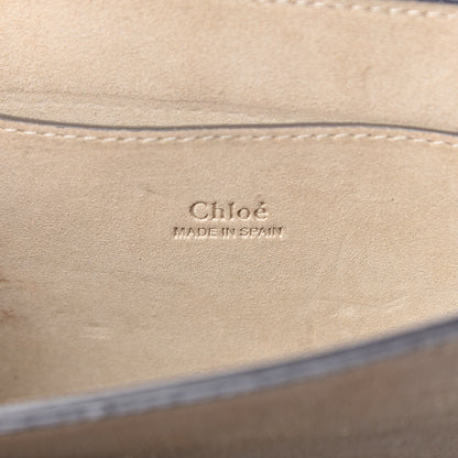 Chloe Suede Calfskin Small Faye Shoulder Bag Motty Grey 6 of 18