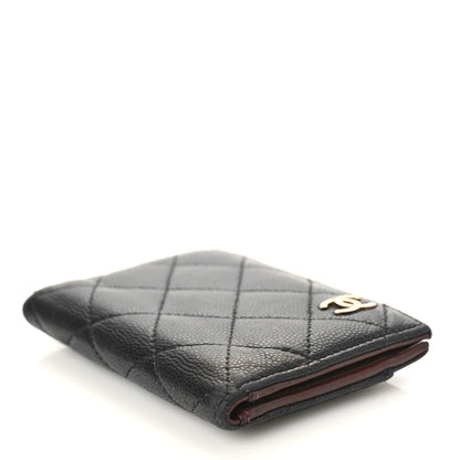 Chanel Caviar Quilted Card Holder Wallet Black 4 of 10