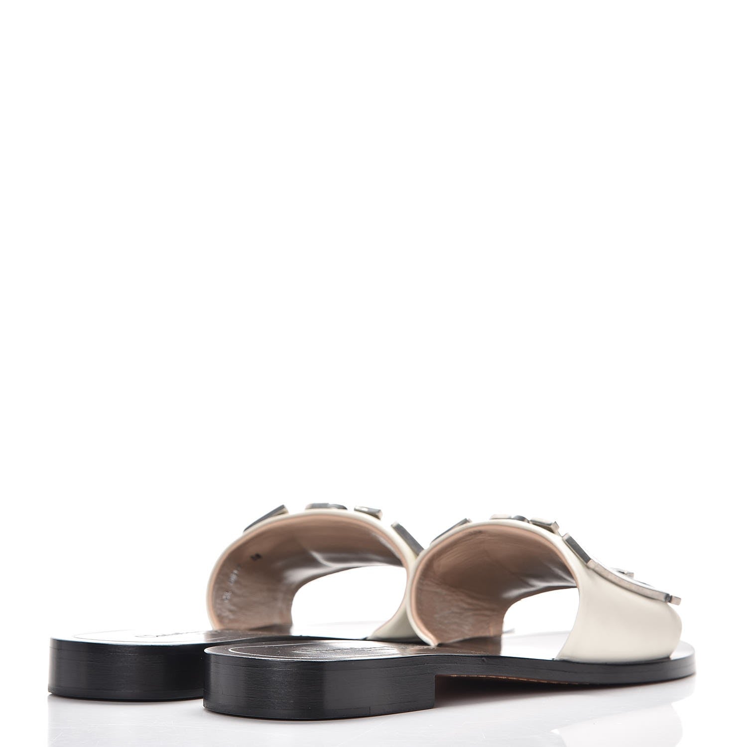 Christian Dior Calfskin Dio(r)evolution 10mm Slide Sandals 38 Off White 4 of 9