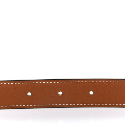 Hermes Swift Epsom 24mm Mini Constance H Belt 85 Black Gold 4 of 6