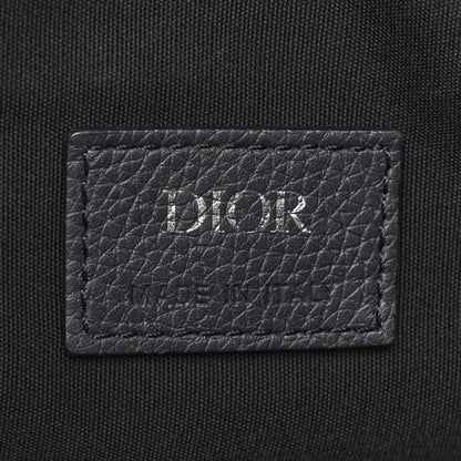Christian Dior Grained Calfskin Saddle Bag Navy Blue 6 of 11