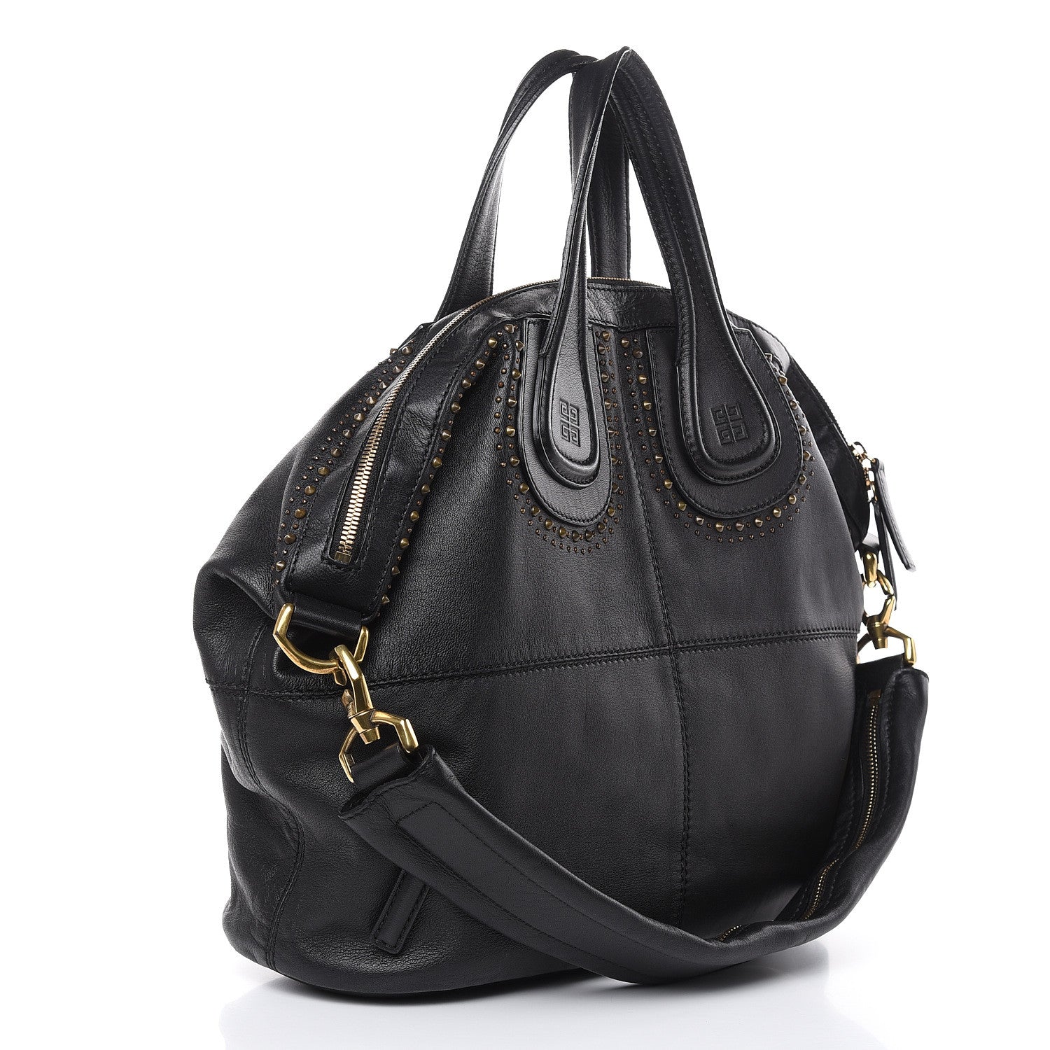 Givenchy Lambskin Studded Medium Nightingale Black 3 of 12